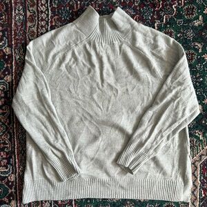 Banana Republic Light Gray Turtleneck Sweater